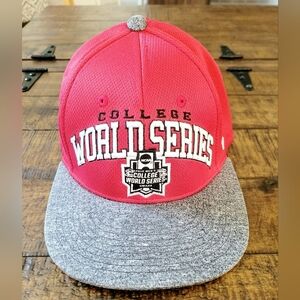 NEW COLLEGE WORLD SERIES Omaha Ball Cap Hat Embroidered With Teams Size M/L NCAA